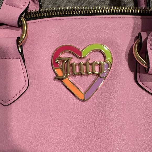 Juicy Couture Love Mode Satchel Fondant Pink‎ Purse - Picture 7 of 7